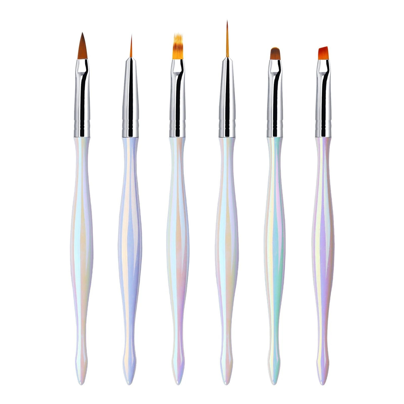 Candy Color Handle Manicure Tool Light Therapy Pen UV Gel Nail Painting Pen Line Nail Art Brush