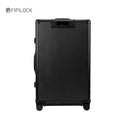 Fipilock T4 Fingerprint Smart Luxury Business ABS Spinner TSA 20 Inch Silver Travel Luggage Suitcase