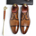 Men Shoes New Leather Shoes Men Casual Pointed Toe Business Leather Dress Shoes