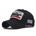 Custom 3D Embroidered Letters Washed Cotton Mesh Baseball Cap Unisex Street Style Washed Denim Breakage Effect Outdoor Sports