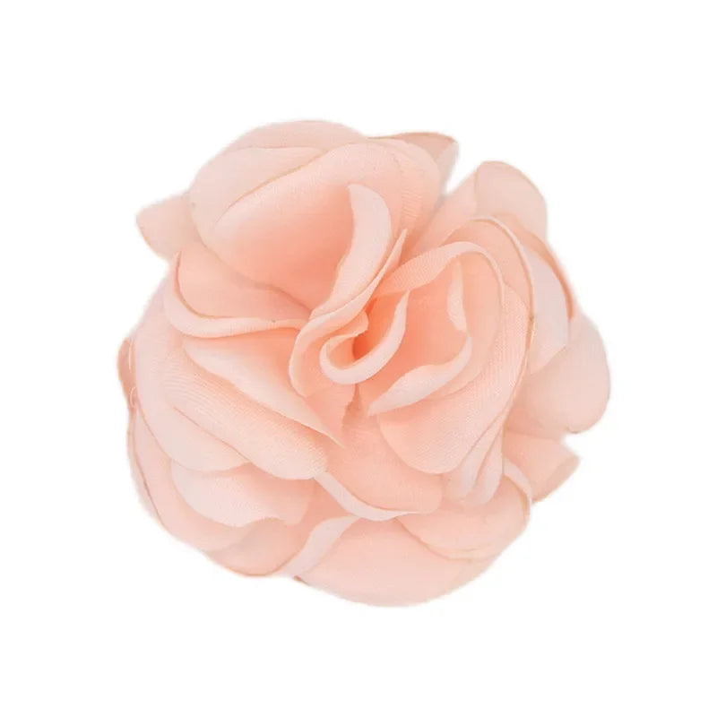 Factory Supplier New Brand Satin Ribbon Roses Silk Satin Fabric Flower Wedding Satin Rose Flower Bridal Bouquet