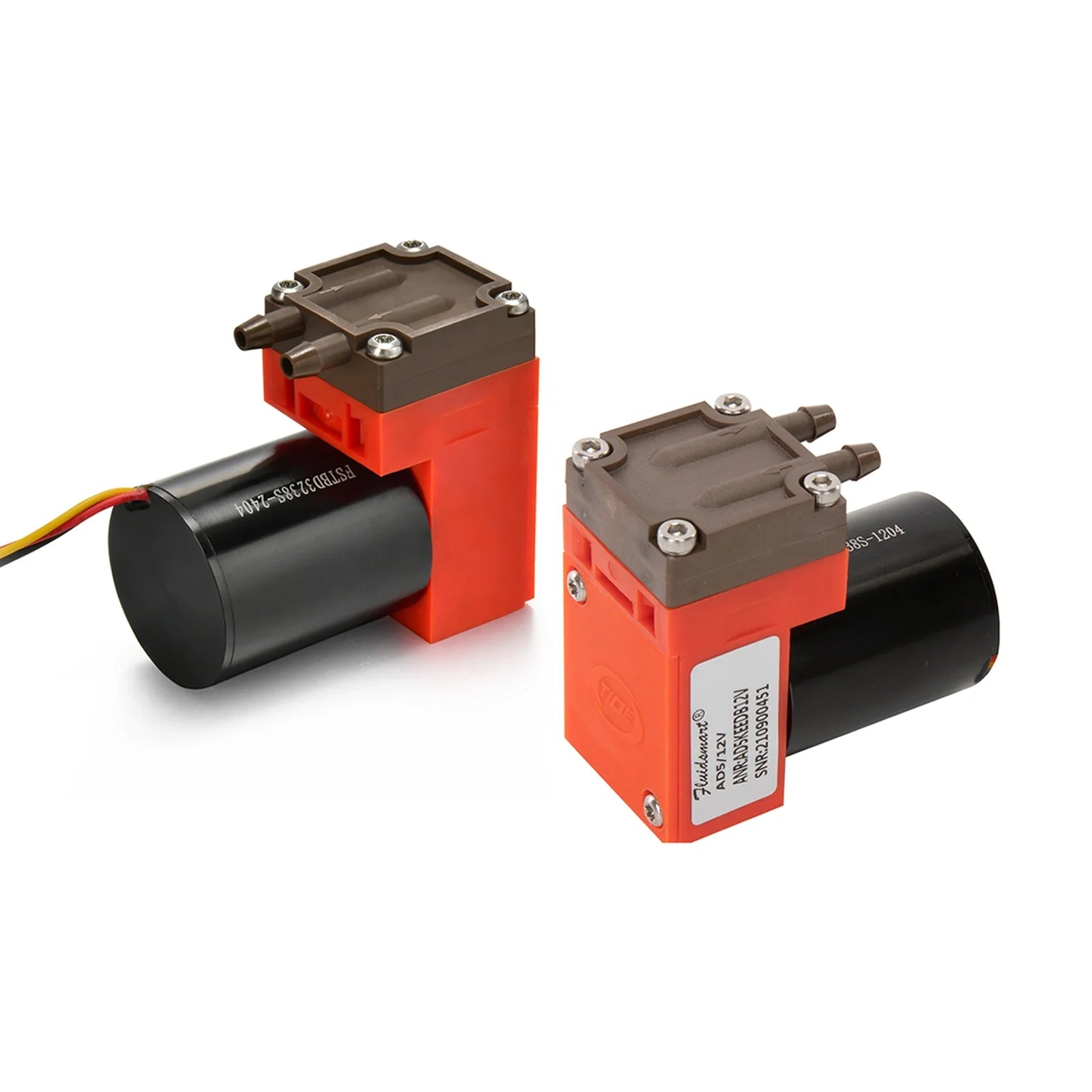 Single Head Outdoor Portable Mini Air Pump Lab Sampling Electric Diaphragm Pump Silent 24V DC Brushless Motor Small Vacuum Pump