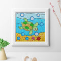 Cartoon Tortoise Diamond Painting Turtle Kits for Kids Children Animal Crystal Painting by Number Kits Best Gift Home Wall Decor