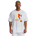 Custom Logo Summer Oversized Mens Fashion Breathable Hip Hop Half Sleeve Casual Mesh Breathable Gym Fitness T-shirt
