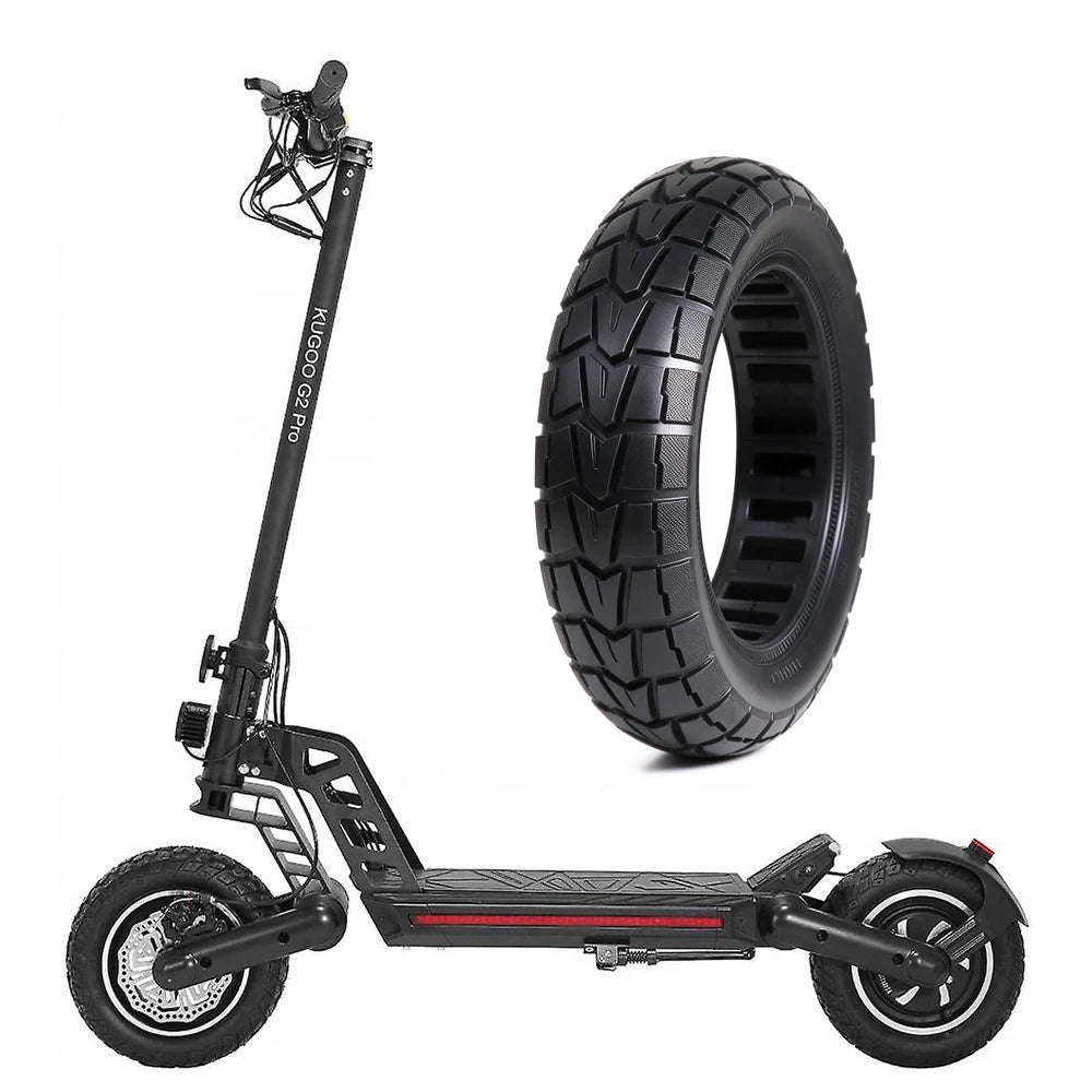New Image EU Warehouse Kugoo G-Booster G2 Pro Electric Scooter Spare Parts 10x2.7-6.5 Cross-Country Tyre in Rubber Scooter Tire