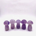 Wholesale High-quality Natural Healing Stones Polished Amethyst Crystal Mushroom for Decoration