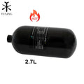 TUXING High Hardness 2.7L Durable Compressed 300bar 4500psi 30mpa Paintball Scuba Diving Tank Bottle Carbon Fiber Gas Cylinder