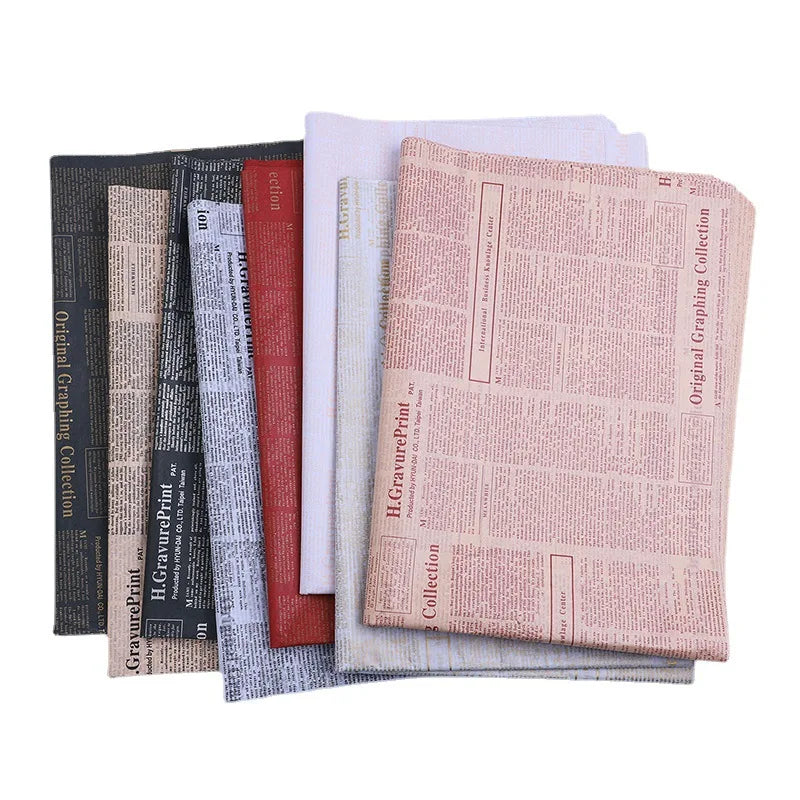 17Gsm Printed Coated and Uncoated Tissue Paper Roll for Clothing for Newspaper Gift & Bouquet Wrapping Packaging