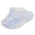 Wholesale Rhinestone Sun Visor Hats Female Dye Tie New Designer Sun Beach Visor Cap Hats