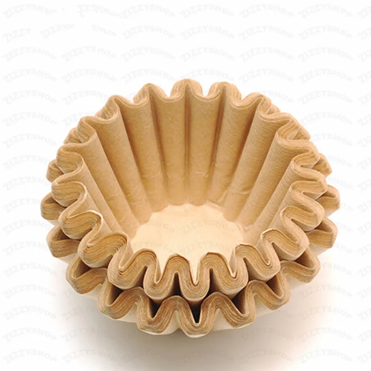 Hot Selling Bowl Shape Wave Shape Filter Coffee Filter Paper Brown Color for Coffee