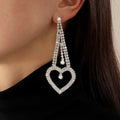 European and American 925 Silver Needle Earring Rhinestone White Pearl Exaggerated Flower Earrings Silver Snowflake Earring