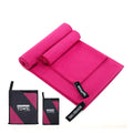 Wholesale Low MOQ Gym Hand Towels Super Soft Quick Drying Suede Microfiber Fitness Towel With Bag