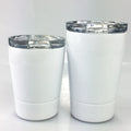 8oz 12oz Double Walled Stainless Steel Insulated Kids Cup Custom Logo Coffee Mug With Lid Straw