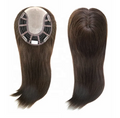 TP18  100% Chinese Cuticle Remy Hair 14" Hair Topper for Women Human Hair Wigs