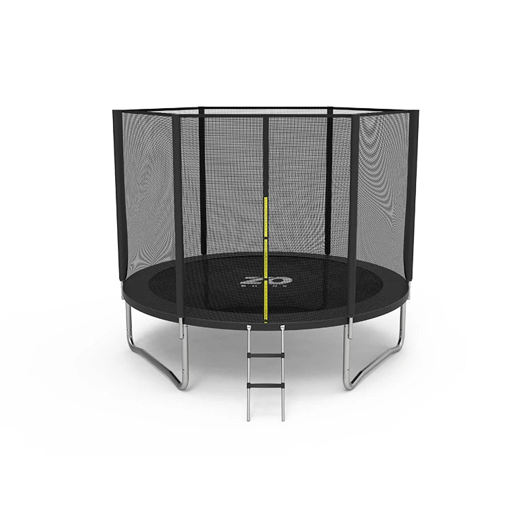 Zoshine with Safety Net Fitness Trampoline Durable Steel PVC Safe for Kids Adults for Indoor Outdoor Sports Jumping