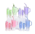 Portable Straw Water Bottle Direct Drinking Bpa Free Plastic Water Bottles for Travel Camping