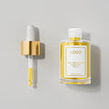 Fuyun 20ml Clear Glass Dropper Bottle for Essential Oils Cosmetic Face Oil Packaging Empty Frost Surface Diffuser Usage Free