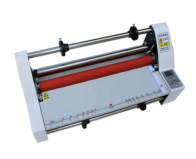 V-350 Digital Display A3 Size Single & Dual Sided Laminating Machine 4 Rollers Hot Cold Laminator for BOPP PTE Film