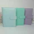 Custom Coloured Leather Cover Rind Binding A5 Budgetting Planner Binder With Envelopes A6 Budget Binder Budget Planner Book