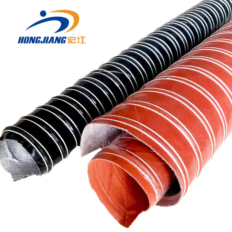 Hot Air Chemical Fumes Silicone Duct Hose 4 Inch 5 Inch 16 Inch