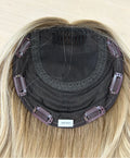 100% Premium European Hair Medium Brown Wavy Silk Top With Realistic Scalp Hand-tied Topper 6*7 7*9 Silk Base Toupee for Women