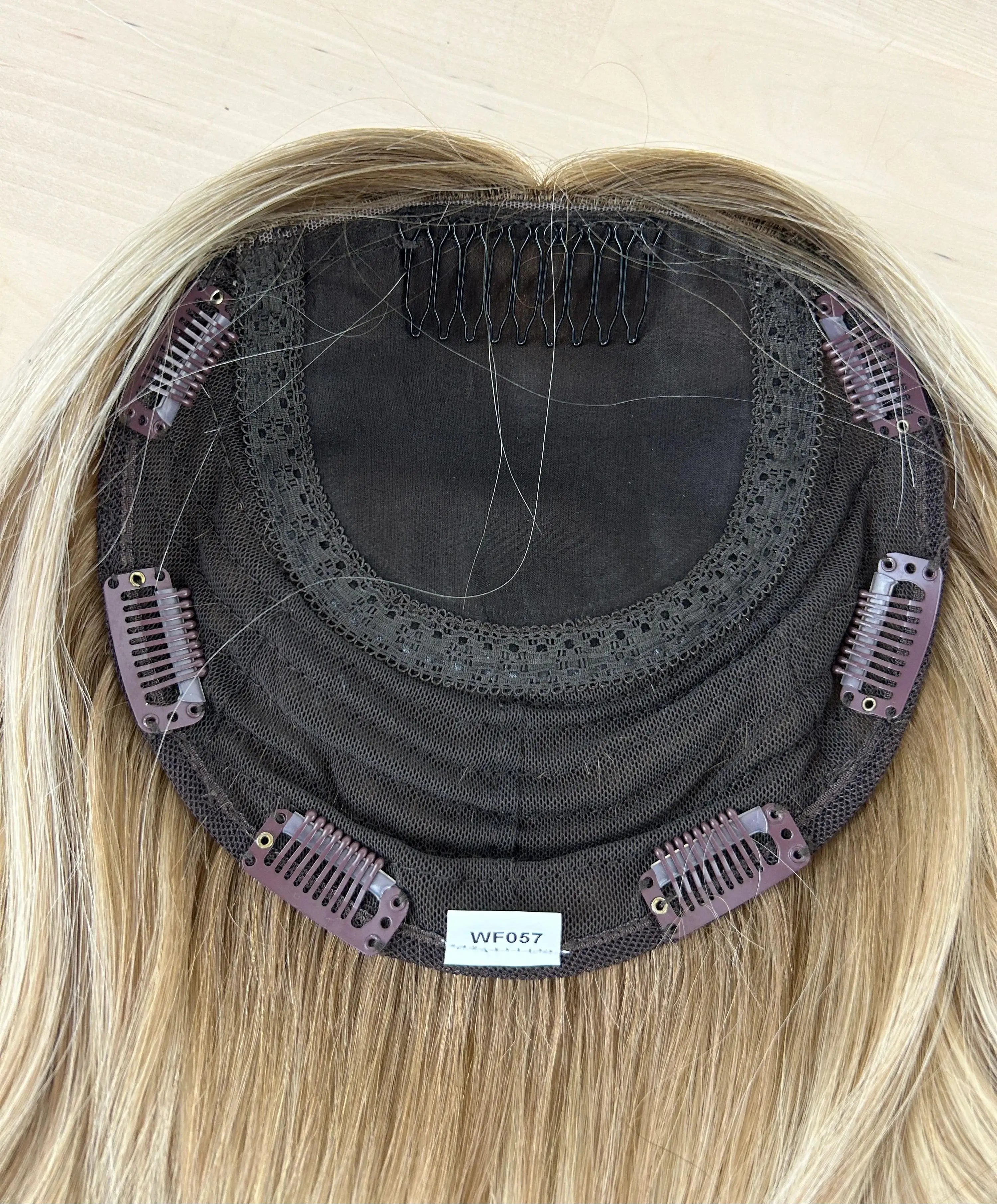 100% Premium European Hair Medium Brown Wavy Silk Top With Realistic Scalp Hand-tied Topper 6*7 7*9 Silk Base Toupee for Women