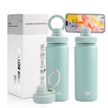 Customized logo Gym Water Bottle Eco Friendly Stainless Steel Sports Vacuum Flask 18oz Kids Gym Tumblers Insulated Water Bottle