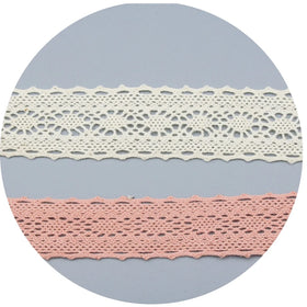 Wholesale OEM Factory Ribbon Soft White 100% Cotton Lace Crochet Lace Trim for Women Dress