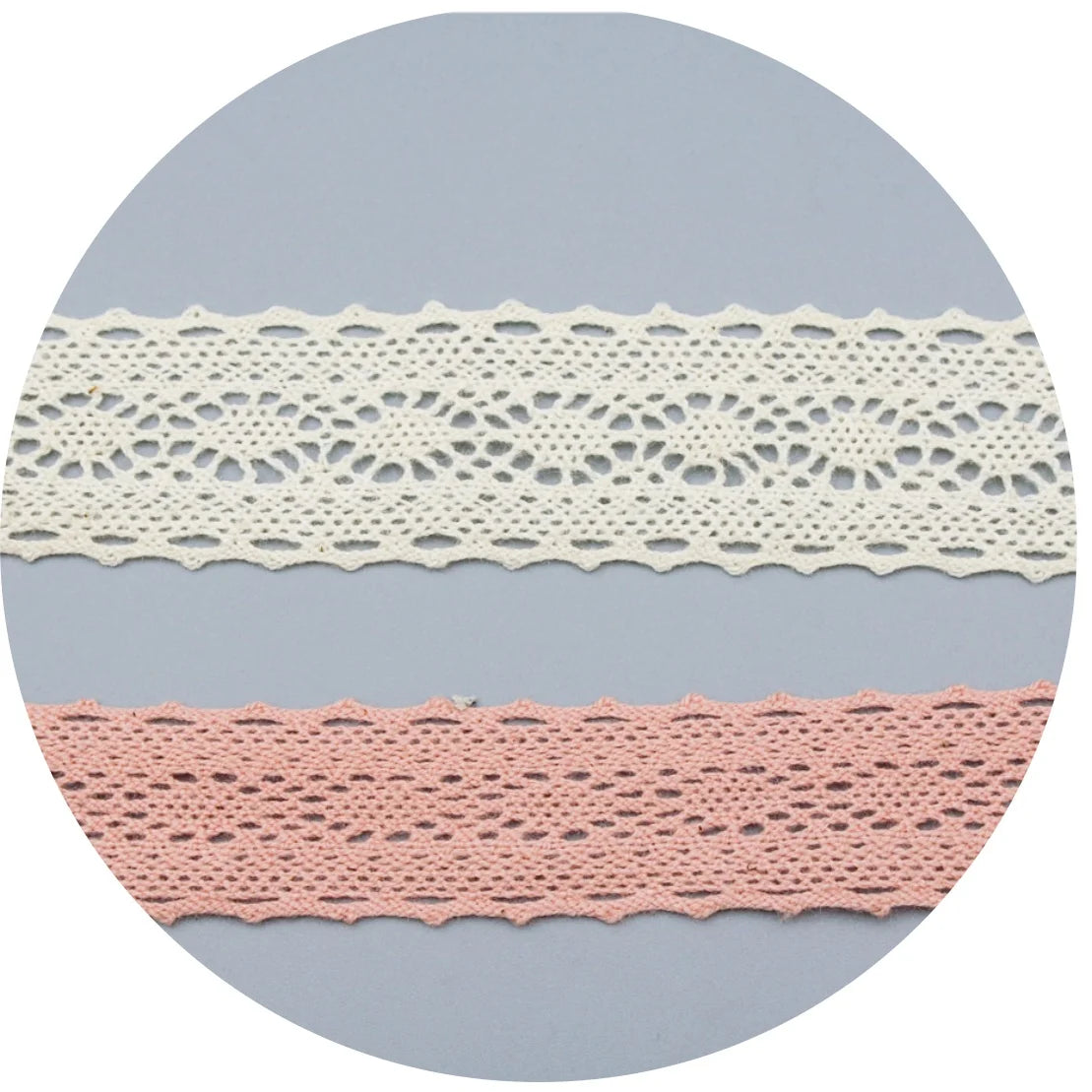 Wholesale OEM Factory Ribbon Soft White 100% Cotton Lace Crochet Lace Trim for Women Dress