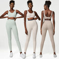 Women's Large Size Reversible Eco-Friendly Seamless Yoga Set Running Sportswear Suit Breathable Fitness Wear Winter Season XL