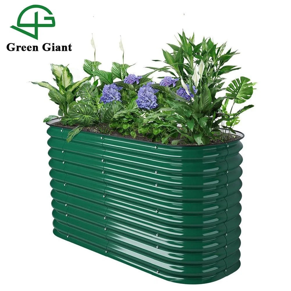 Huizhou Green Giant  32" Extra Tall 4 in 1 Modular Metal Raised Garden Bed Kit  Vegetable Planter Boxes