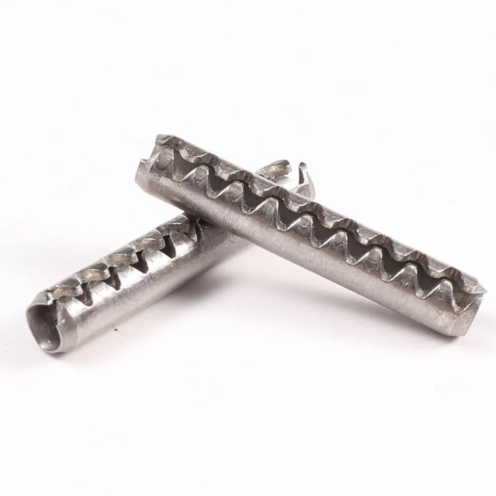 Custom Dowel Pin Plain Finish 304 Stainless Steel Tension Roll Slotted Spring Pin