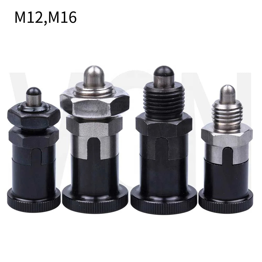 STOCK! PXRAN PARKN PXSAN PXSKN VCN214 Indexing Plungers Aluminum Knob  Fine Thread M12*1.5   M16*1.5