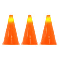 LED Light up Marking Warning Speed Agility Sport Cones With Holes for Soccer Basketball Football Athletics Drills Training