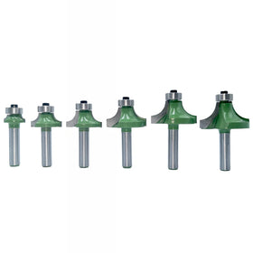 LAVIE 1pc 8mm Corner Round Over Router Bit with Bearing for Wood Woodworking Tool Tungsten Carbide Milling Cutter MC02022