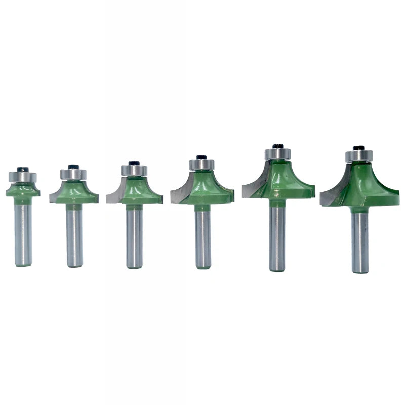 LAVIE 1pc 8mm Corner Round Over Router Bit with Bearing for Wood Woodworking Tool Tungsten Carbide Milling Cutter MC02022