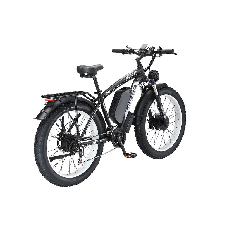 Keteles Factory 26 Inch K800 Dual Motor 500W 18AH Battery Electric Mountain Bike with Fat Tire 48V Electric Bicycle