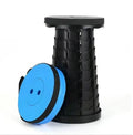 Plastic Retractable Camping Picnic Accessories Folding Collapsible Portable Telescopic Stool for Tourist Backpacker