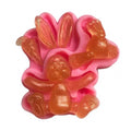 Hengya Silicone Chocolate Mold with Fun Patchwork Rabbit Shape Silicone Sugar Lace Mold 3D Fondant Mermaid Tail Cake Mold