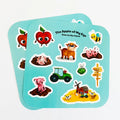 Waterproof Anime PVC Cartoon Label UV Printing Custom Logo Kiss Cut Vinyl Stickers