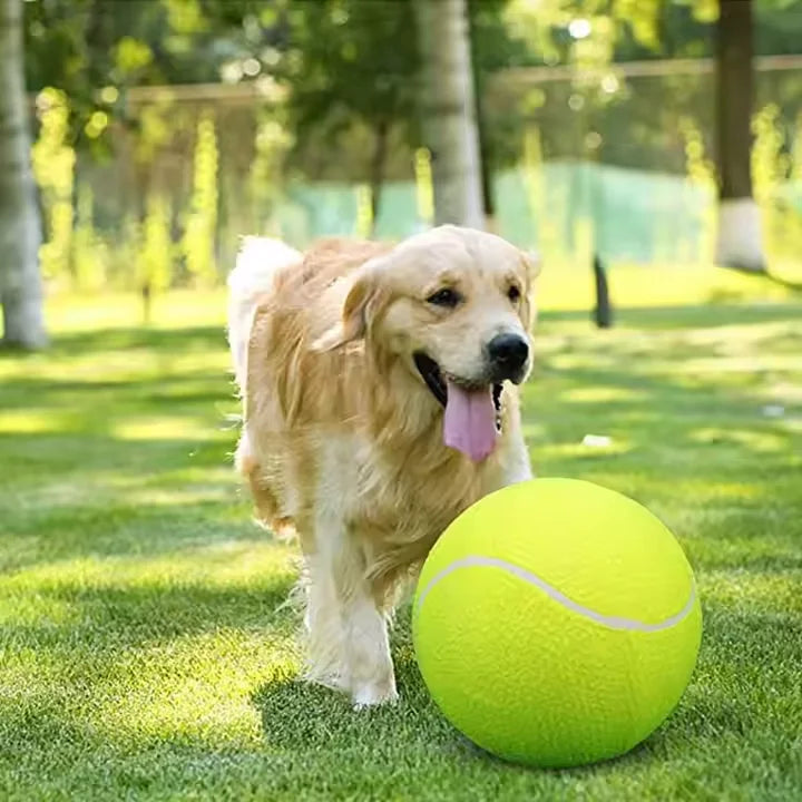 Pet Toy Eco Friendly Logo Huge Inflatable Big 9.5 Inch Giant Large Dog Tennis Ball for Dogs