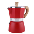 Aluminum Eco-Friendly Customizable Logo Packaging LFGB Certification Stovetop Espresso Italian Moka Pot Coffee Makers