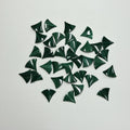 Wholesale Fanshaped Natural Agate Shell Tiger Eyes Malachite Dubai Balloon Stone VC Jewelry Making