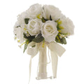 YP007 Bouquet Bridal Korean White Artificial Flower Bridesmaid Bouquet Flower Wedding Bride Flower Bouquet Wholesale