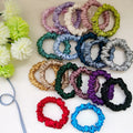 Wholesale Custom Printed Satin Hairbands for Women Elastic Rubber Ponytail Holders and Eyelash Scrunchies