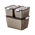 2021 New Popularity Rectangle Plastic Storage Box Hot Sale Pet+pp Transparent Small Food Storage Container