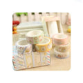 Waterproof Custom Wholesale Make Printed Decoration Washi Tape Set Gold Foil Custom Washitape