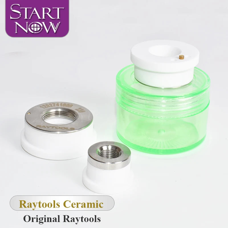 Startnow Raytools Original Laser Ceramic D32mm 120274100B Laser Head Nozzle Holder for Empower Fiber Cutting Machine Spare Parts