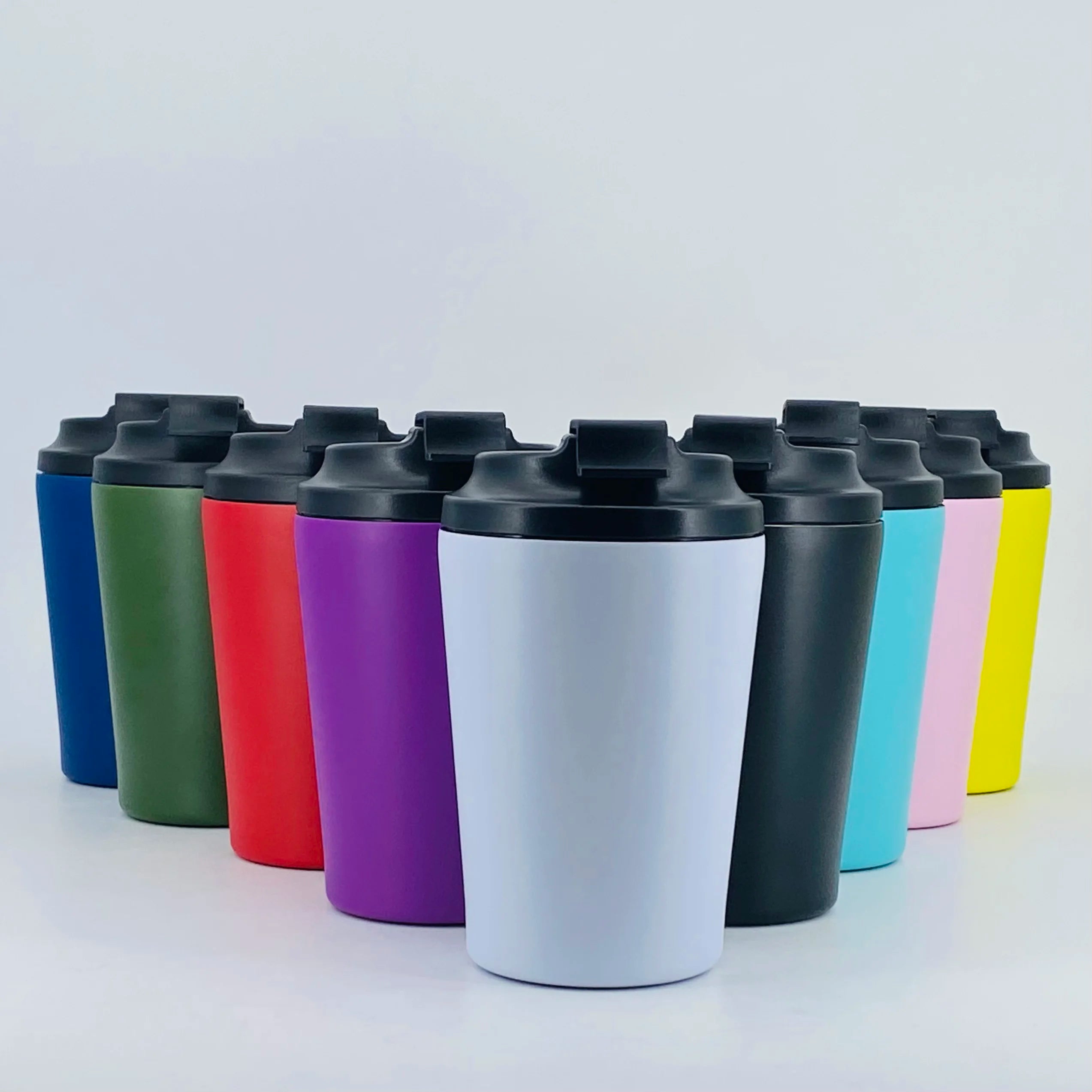 Wholesale 12oz Custom Logo Tumblers Bulk Stainless Steel Insulated Vacuum Flask Water Bottle Thermos Cup for Coffee