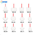 DIY Sublimated Printing Sublimation Blanks Christmas Tree Ornaments Blank Aluminum Ornaments One Side Custom Printing